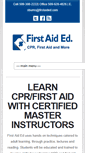 Mobile Screenshot of firstaided.com